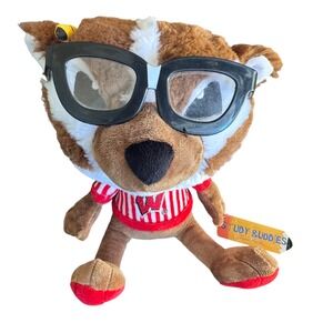 Wisconsin Badgers Plush Study Buddies Team Nerds Mascot‎ Stuffed Animal Toy